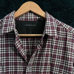 Men’s Medium | THEORY | Casual Button Down | THIN FLANNEL MATERIAL